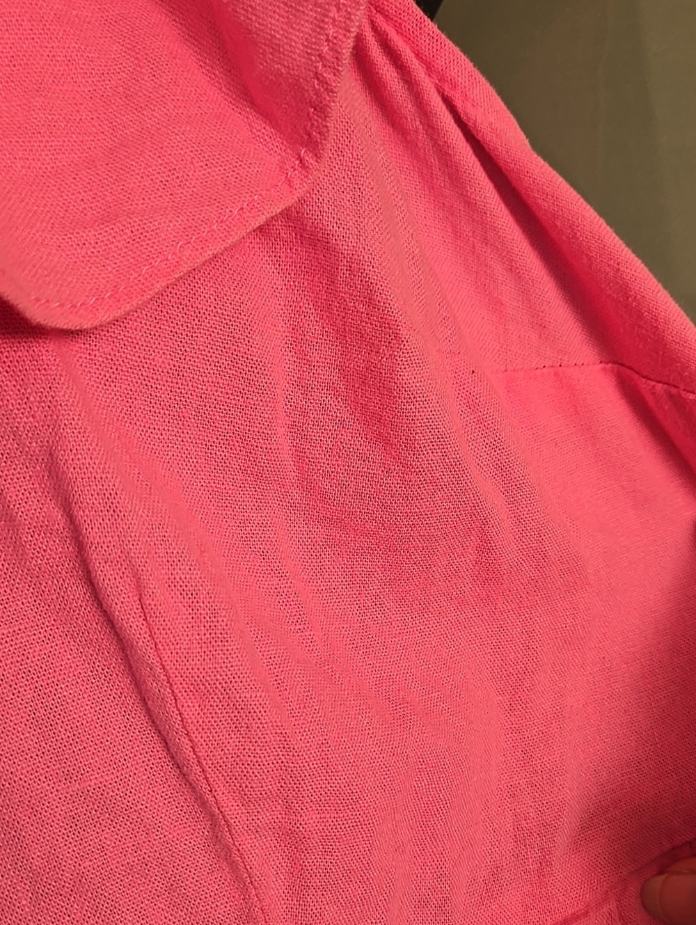 Ava & Viv Pink Xxl Ruffle Trim Dress Womens - Picture 7 of 12